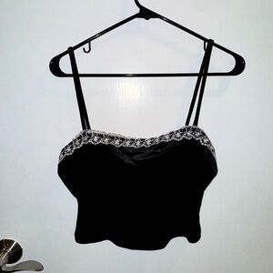 NWOT Beverly and Beck Vienna Velvet Cami Top
